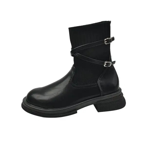 Doretta - Dames Chelsea Boots van Leer met Antislip Zool