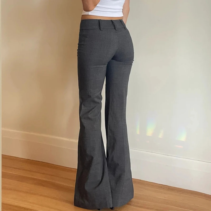 Renalta - Flared Broek Dames Hoog Gesneden Boho Patroon Bell Bottoms