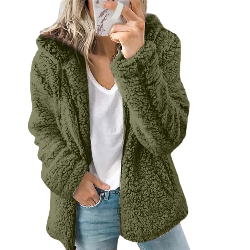 Cozyter - Warm en Knus Jasje met Capuchon en Zakken, Fleece Vest Dames