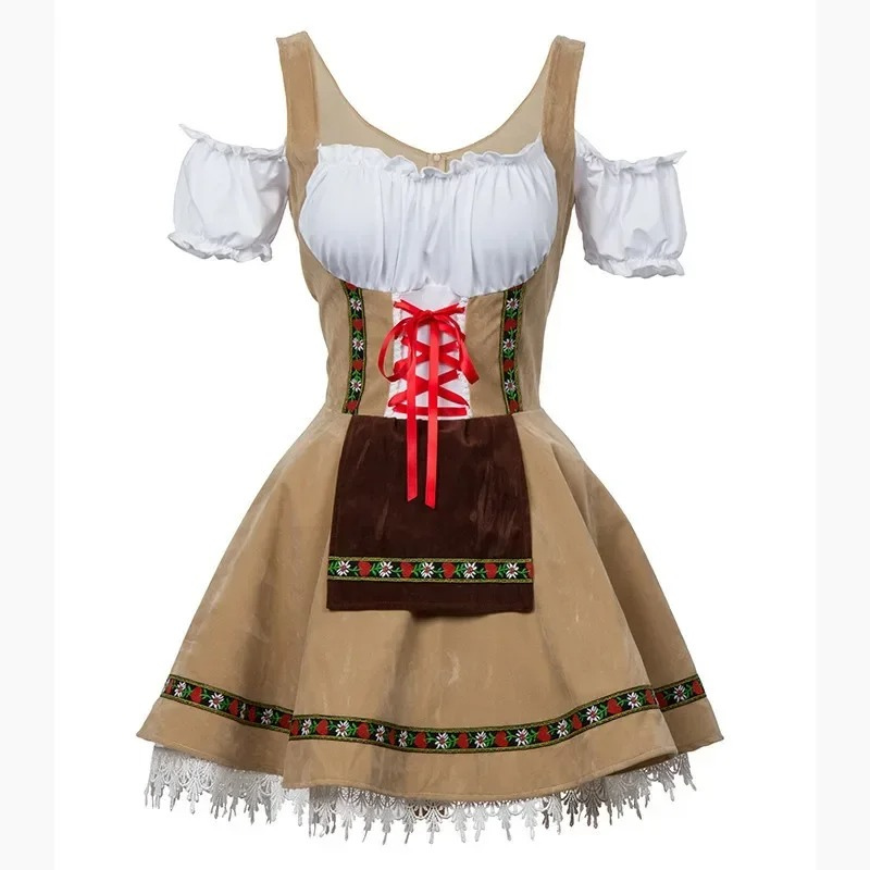 Orndira - Dirndl Dames Jurk voor Oktoberfest en Feesten