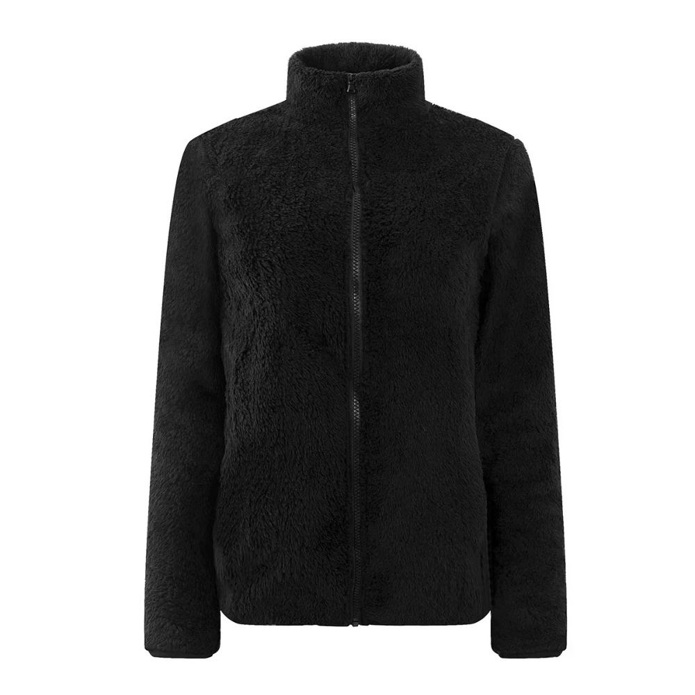 Softury - Pluche Jasje met Ritssluiting en Comfortabele Pasvorm, Fleece Vest Dames