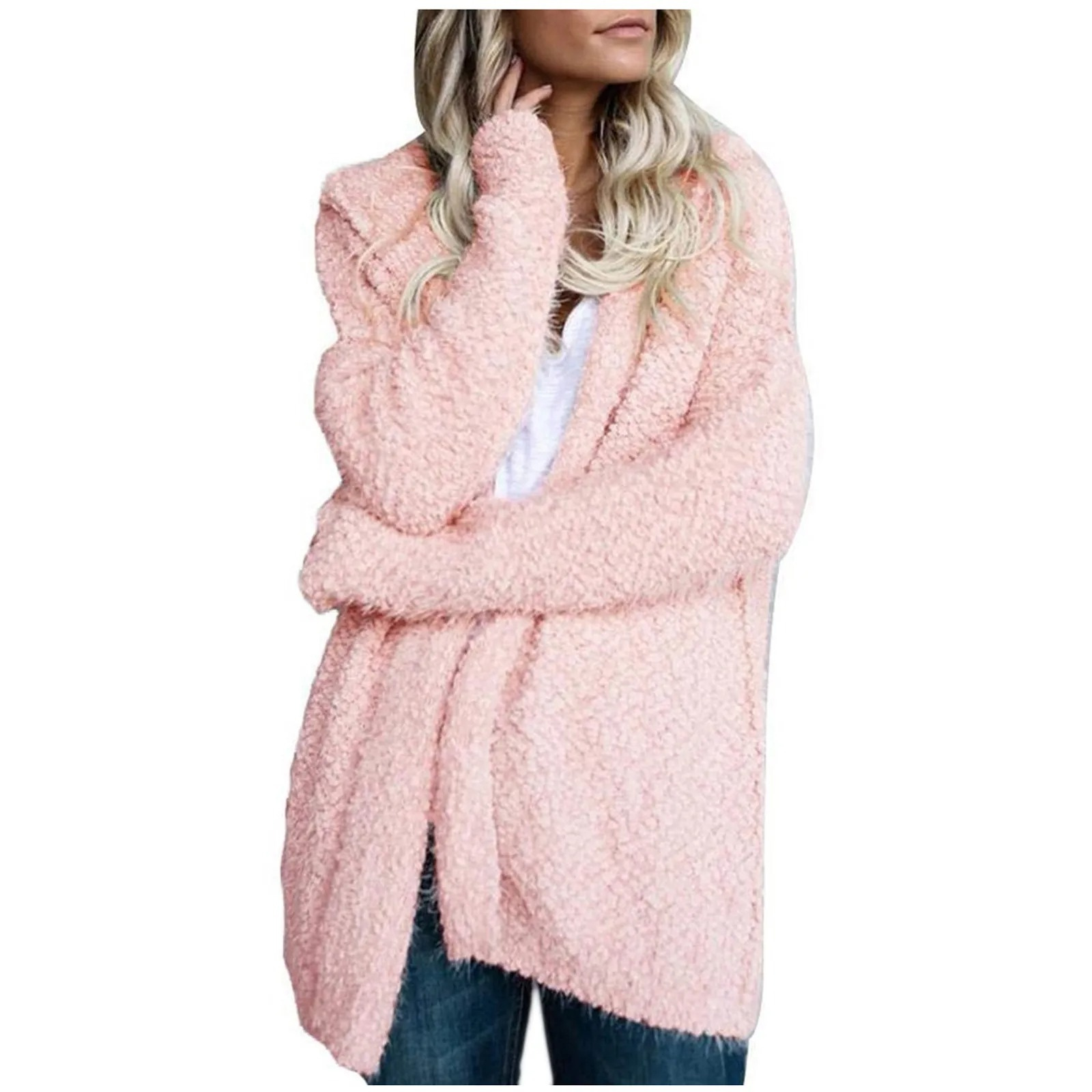 Isonvel - Zachte Teddy Jas Dames met Oversized Stijl en Comfortabele Textuur