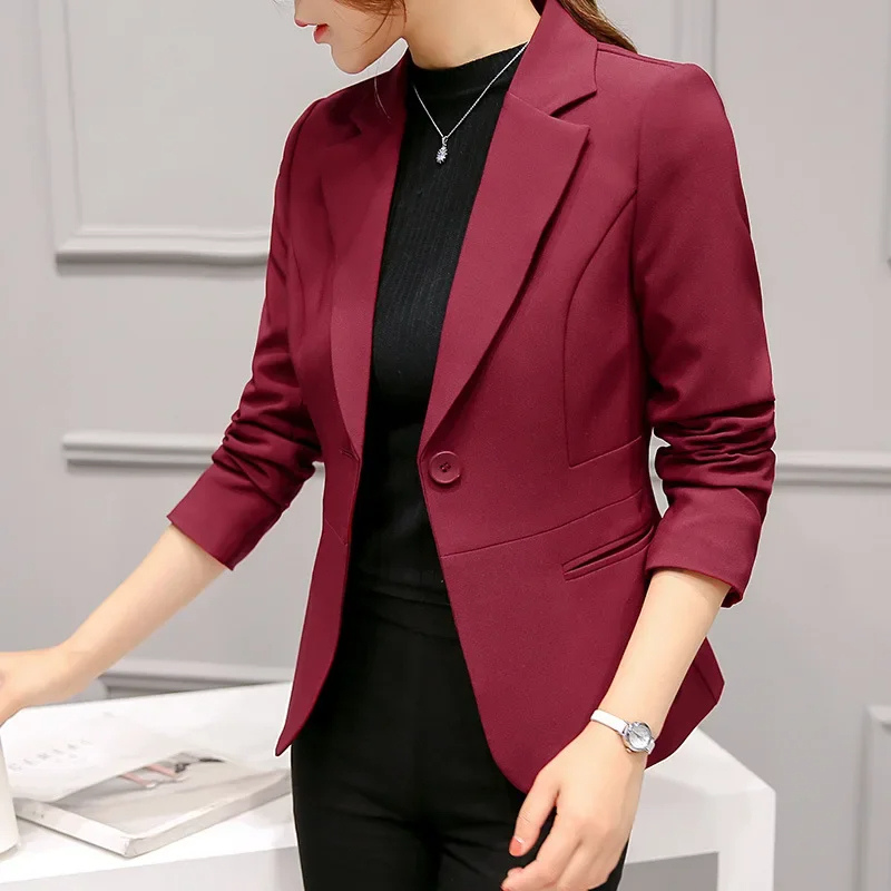 Netzich - Stijlvolle Dames Blazer Met Enkelknoopsluiting