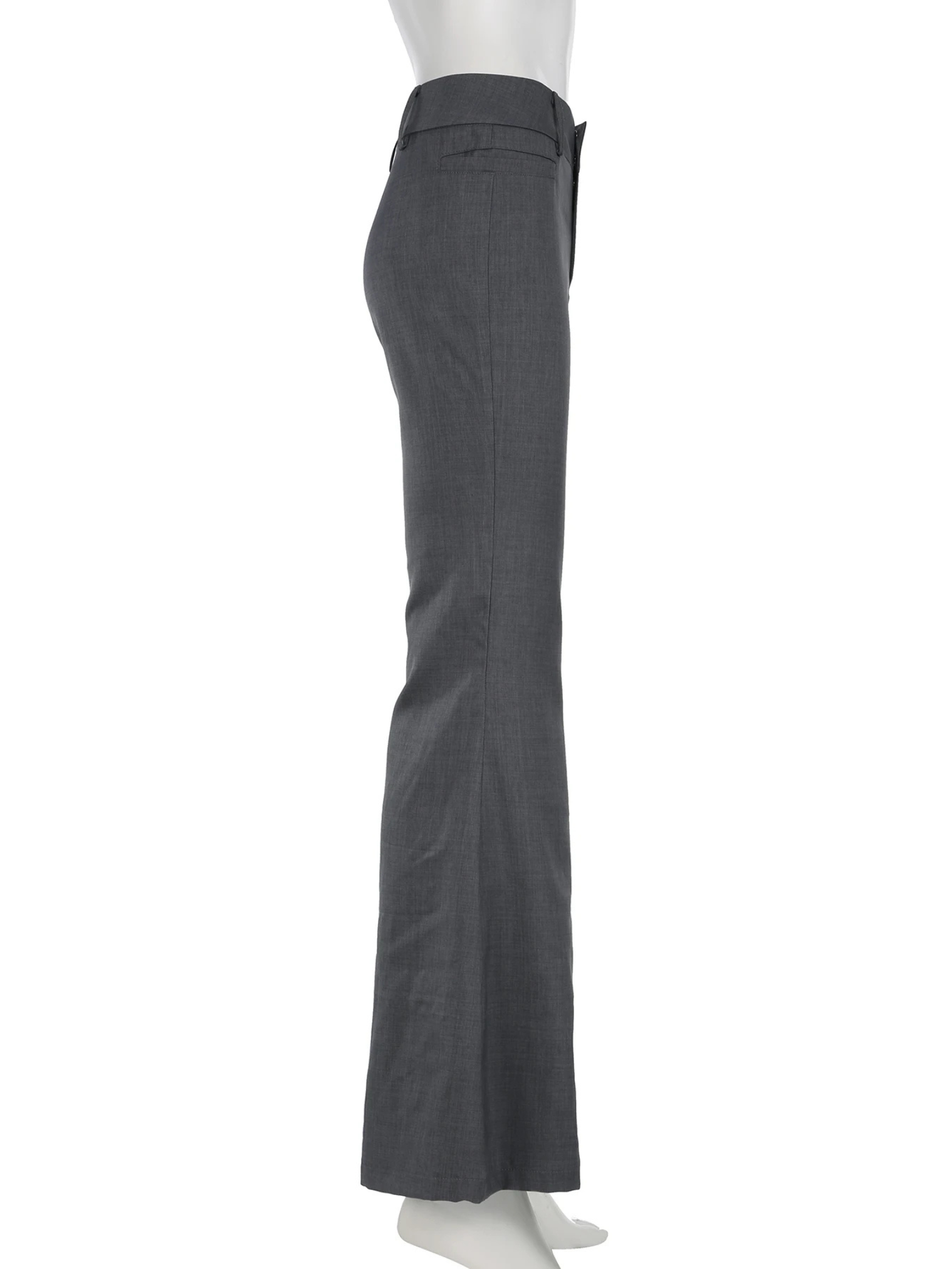 Melvora - Flared Broek Dames Verstelbare Taille Hoog Gesneden Bell Bottoms