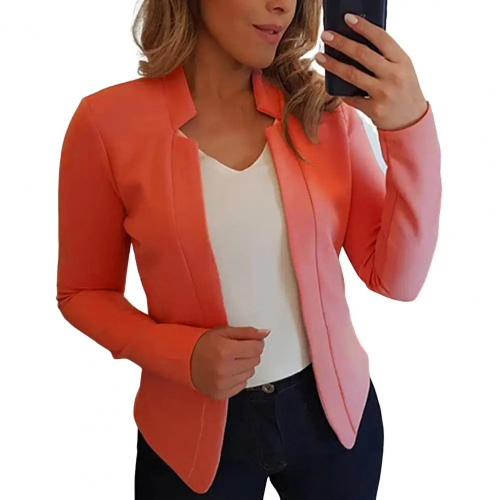 Mooiest - Moderne Dames Blazer Met Unieke Halslijn - Stijlvol en Comfortabel