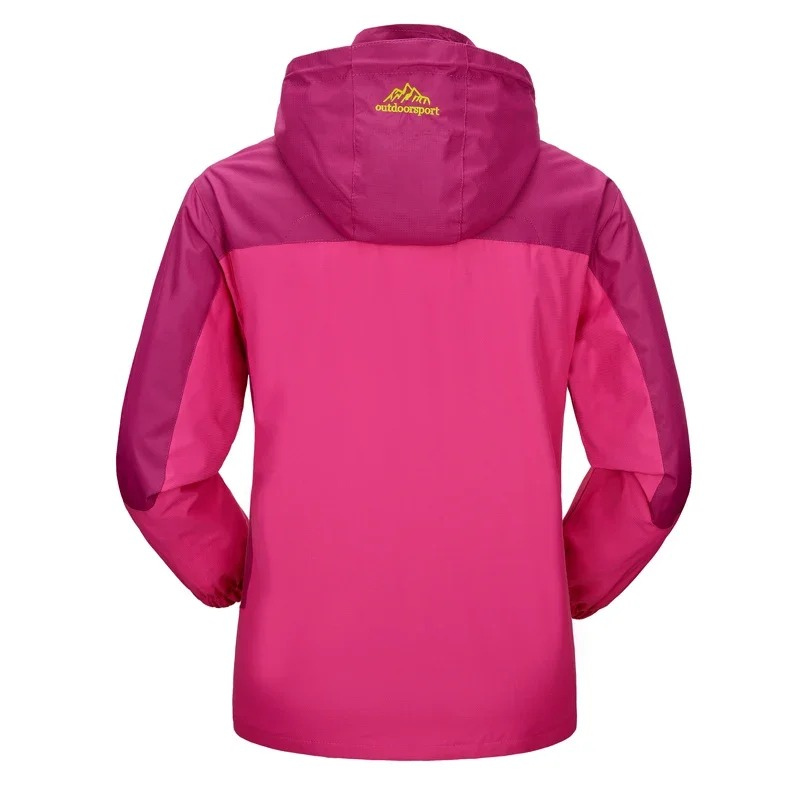 MonAmi Contrasterende trekkingkleding waterdichte winterjas dames