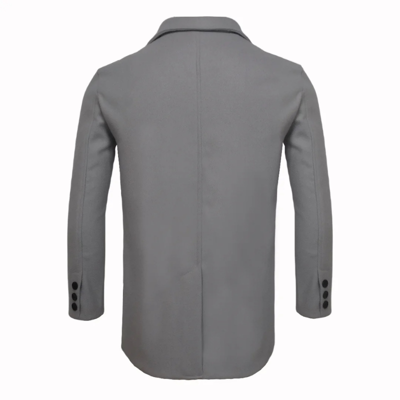 Gentura - Lange Dames Blazer met Opgestikte Zakken en Knopsluiting