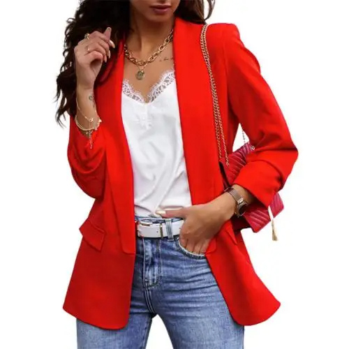 Blazeen - Chique Dames Blazer Met Lange Mouwen - Perfect Voor Elke Gelegenheid