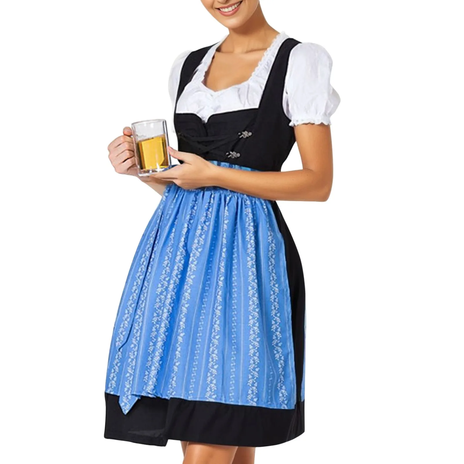 Lindoli - Dirndl Dames Jurk met Klassieke Details