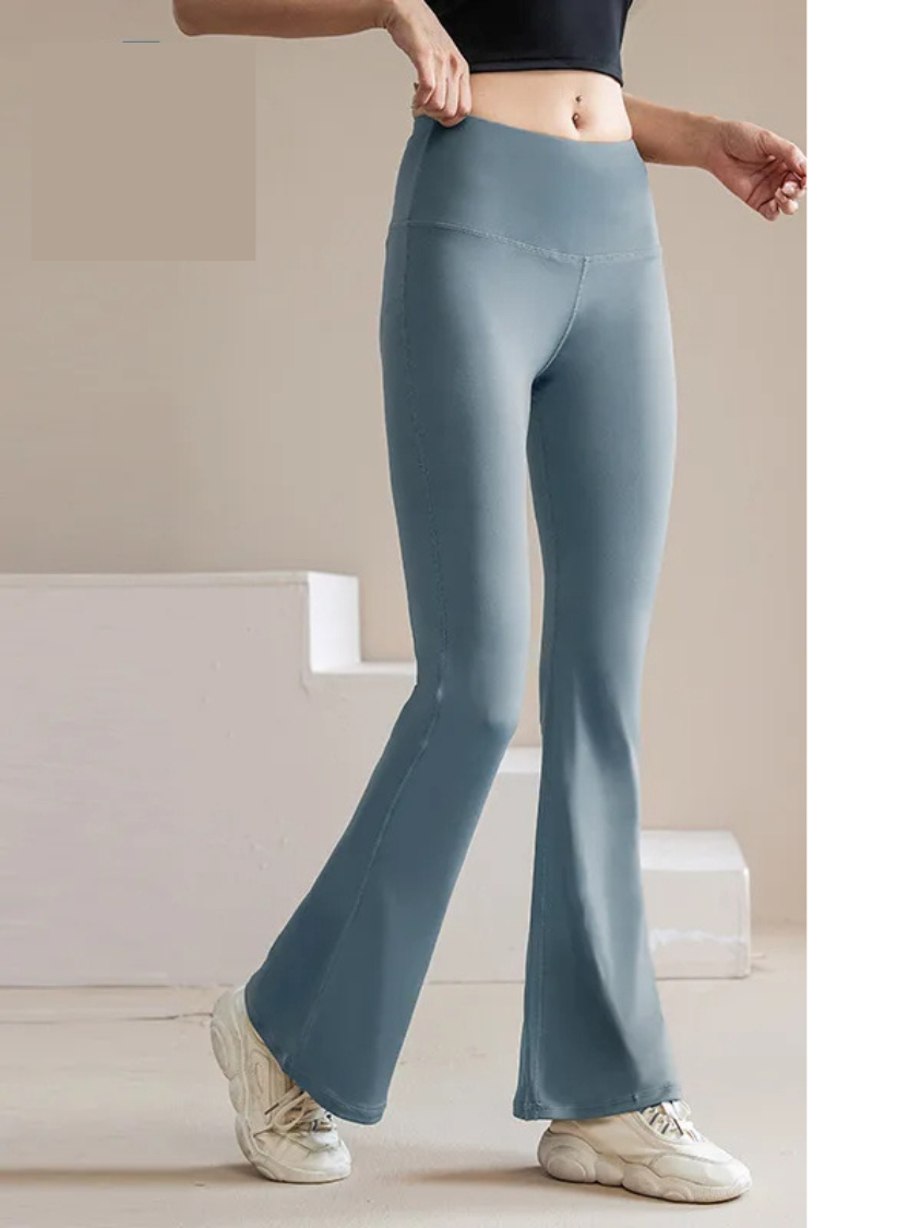 Celiora - Flared Broek Dames met Hoge Taille en Naadloze Pasvorm