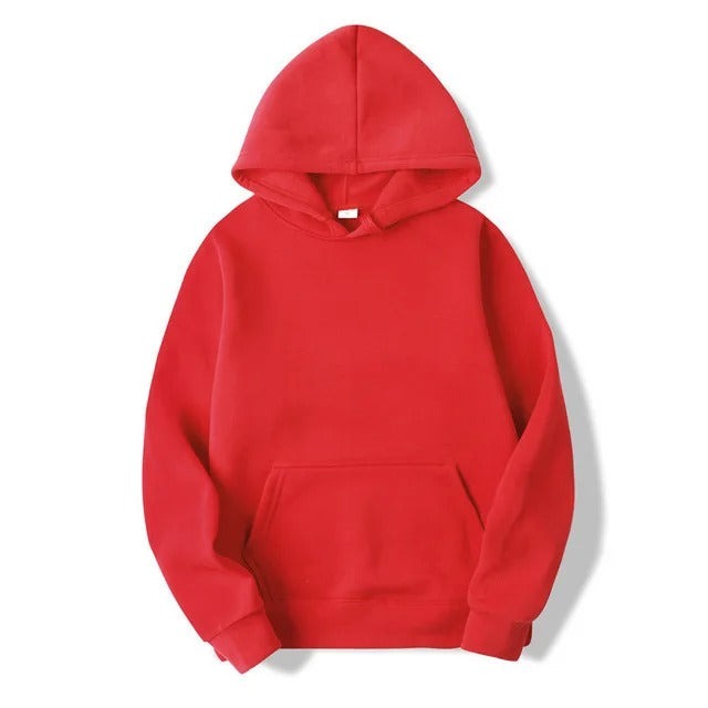 Aurora Katoenen Hoodie met Effen Kleur en Capuchon