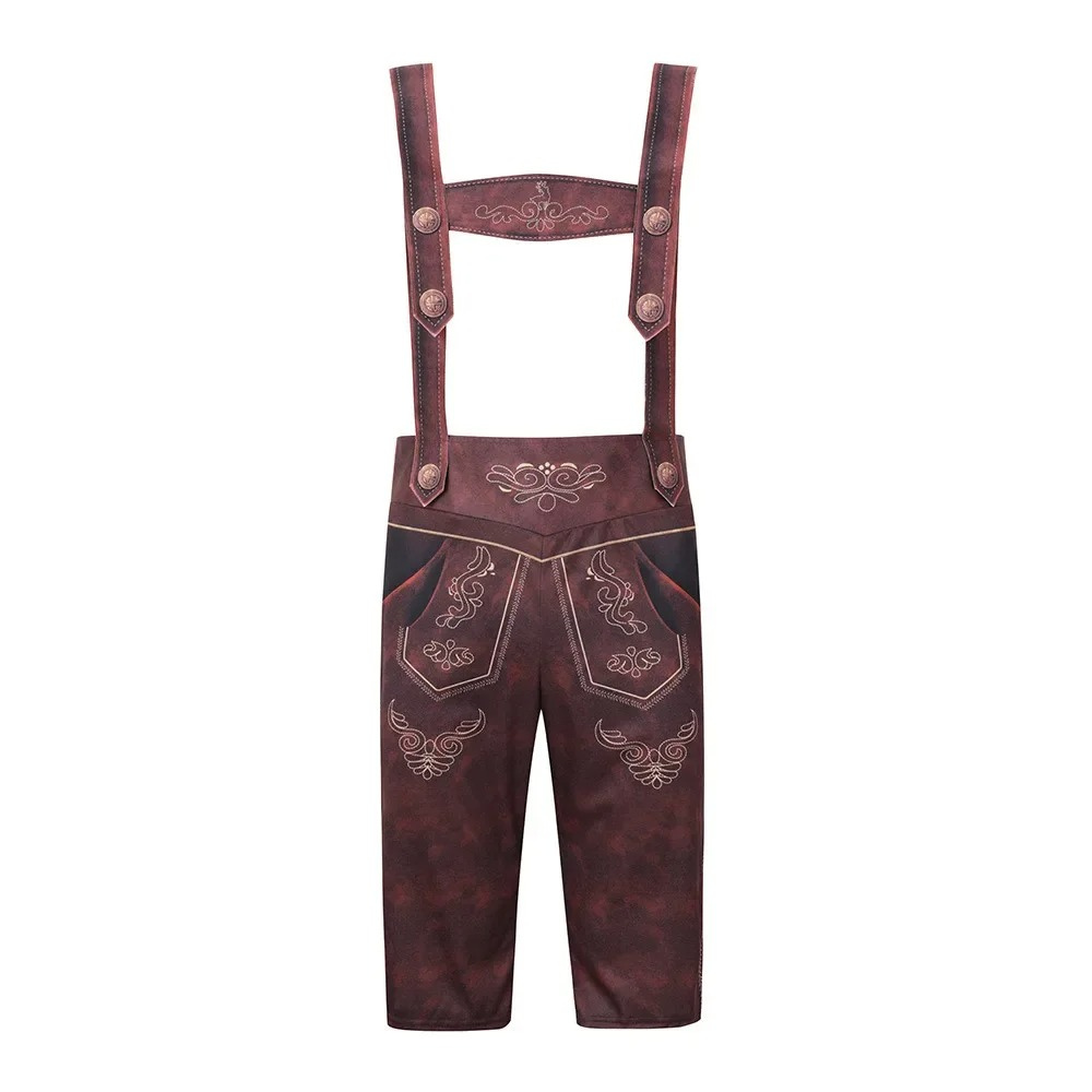 BosAlpe - Traditionele Heren Lederhosen Set met Shirt - Oktoberfest Outfit