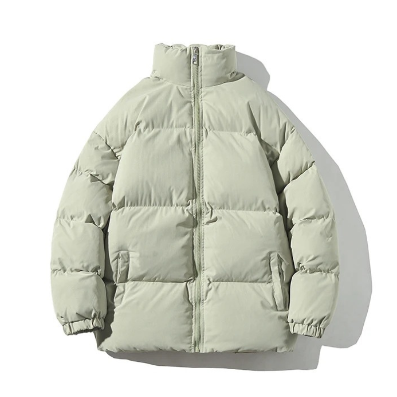 MonAmi staande kraag rits puffer jas dames