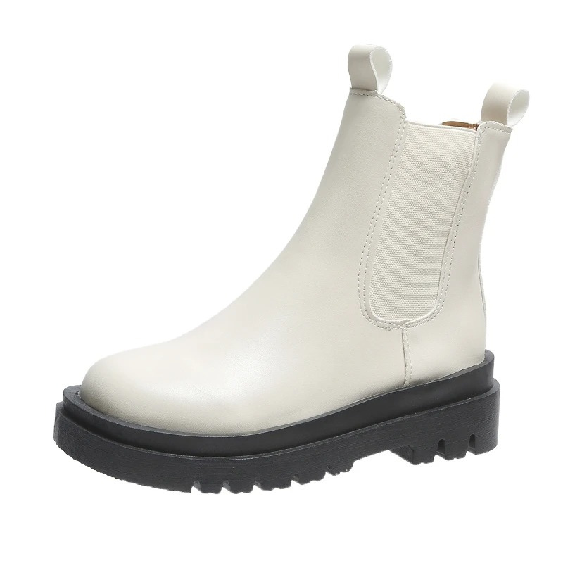 Lavinia -  Dames Chelsea Boots met Dikke Zool en Robuuste Zool