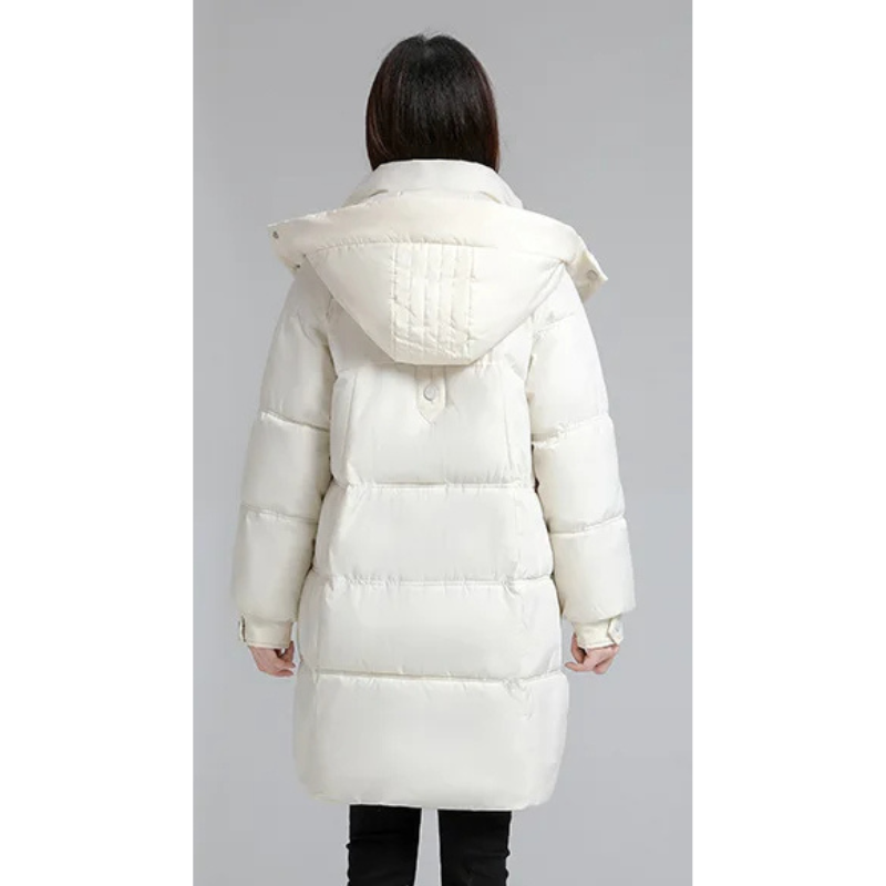 MonAmi koreaanse parka winterjas dames met capuchon