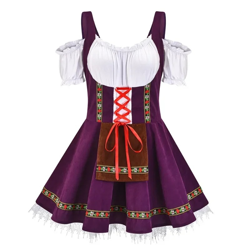 Orndira - Dirndl Dames Jurk voor Oktoberfest en Feesten