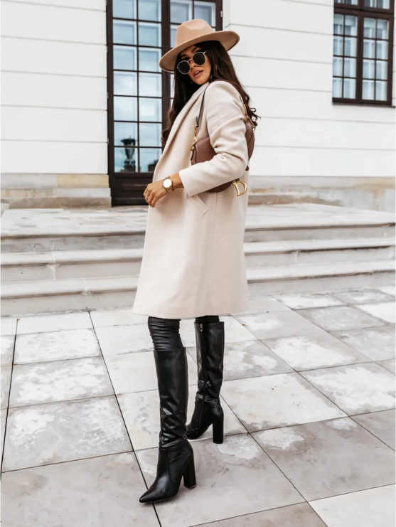 Kledigh - Mantel Jas Dames - Trenchcoat met Riem en Dubbele Knoopsluiting