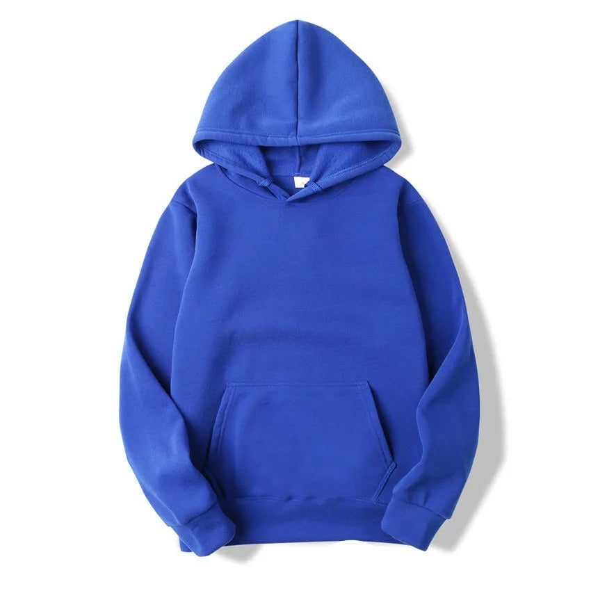 Aurora Katoenen Hoodie met Effen Kleur en Capuchon