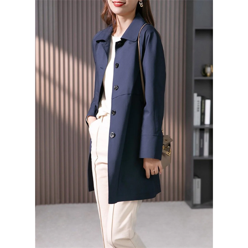 Jorinel - Korte Trenchcoat Dames, Enkel Geknoopt, Getailleerde Damesjas