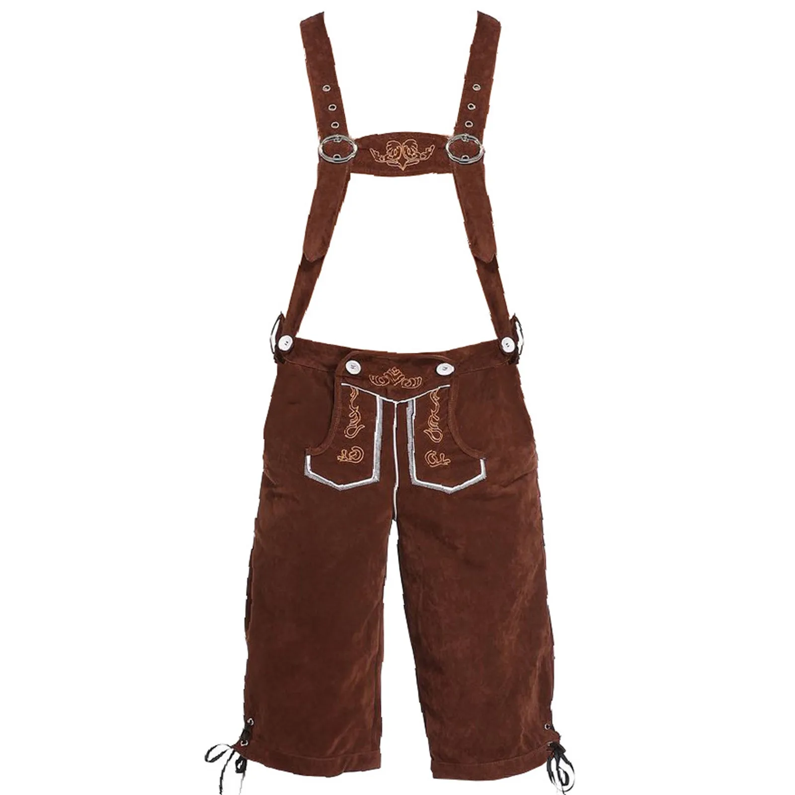 GerLedr - Traditionele Beierse Lederhosen met Borduursels voor Heren