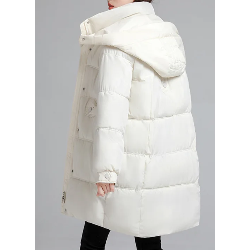 MonAmi koreaanse parka winterjas dames met capuchon