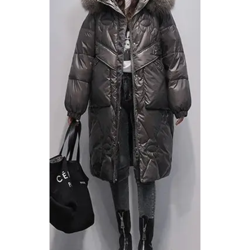 MonAmi Parka winterjas dames met capuchonvoering