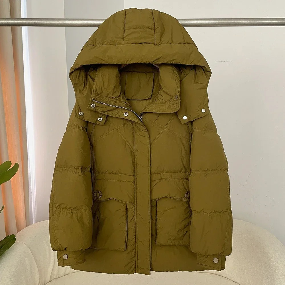 MonAmi parka stijl gewatteerde donsjas dames