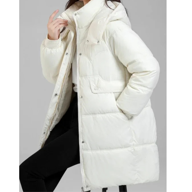 MonAmi plus size gewatteerde parka winterjas dames