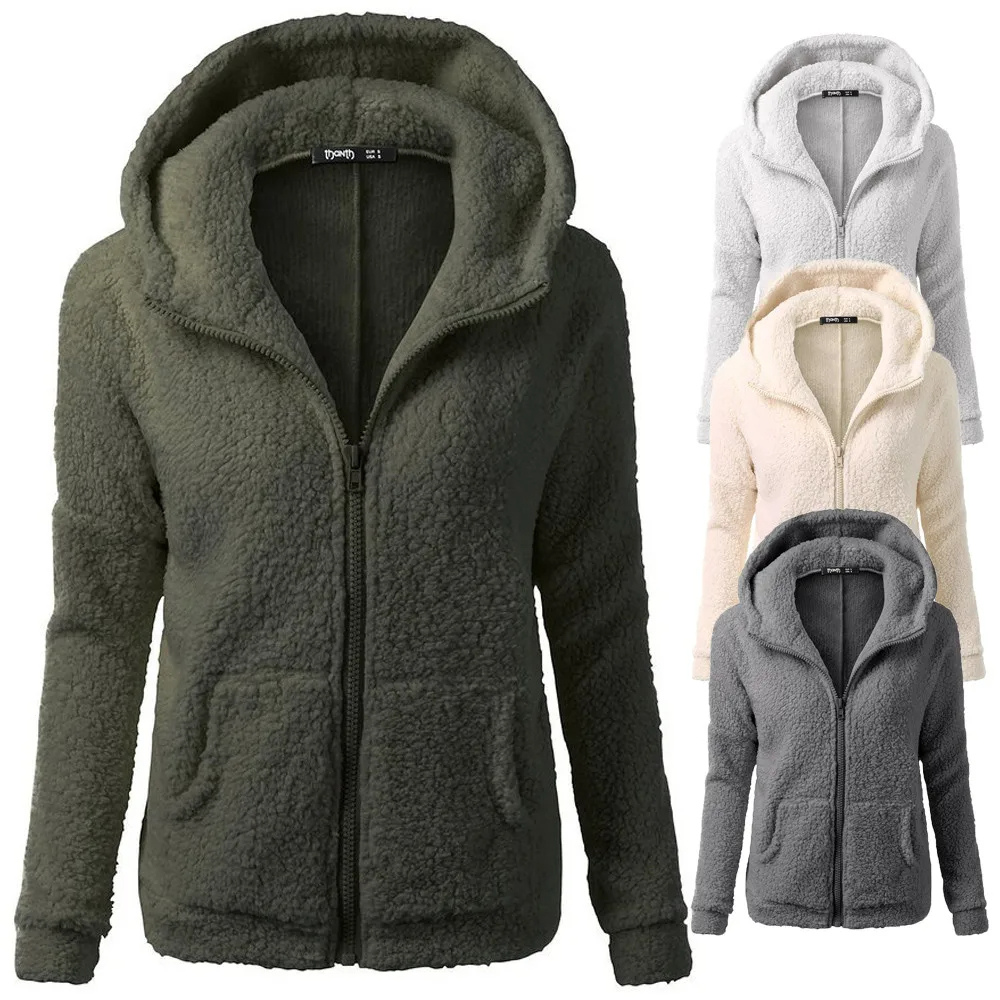 MonAmi wollen fleece vesten dames met rits