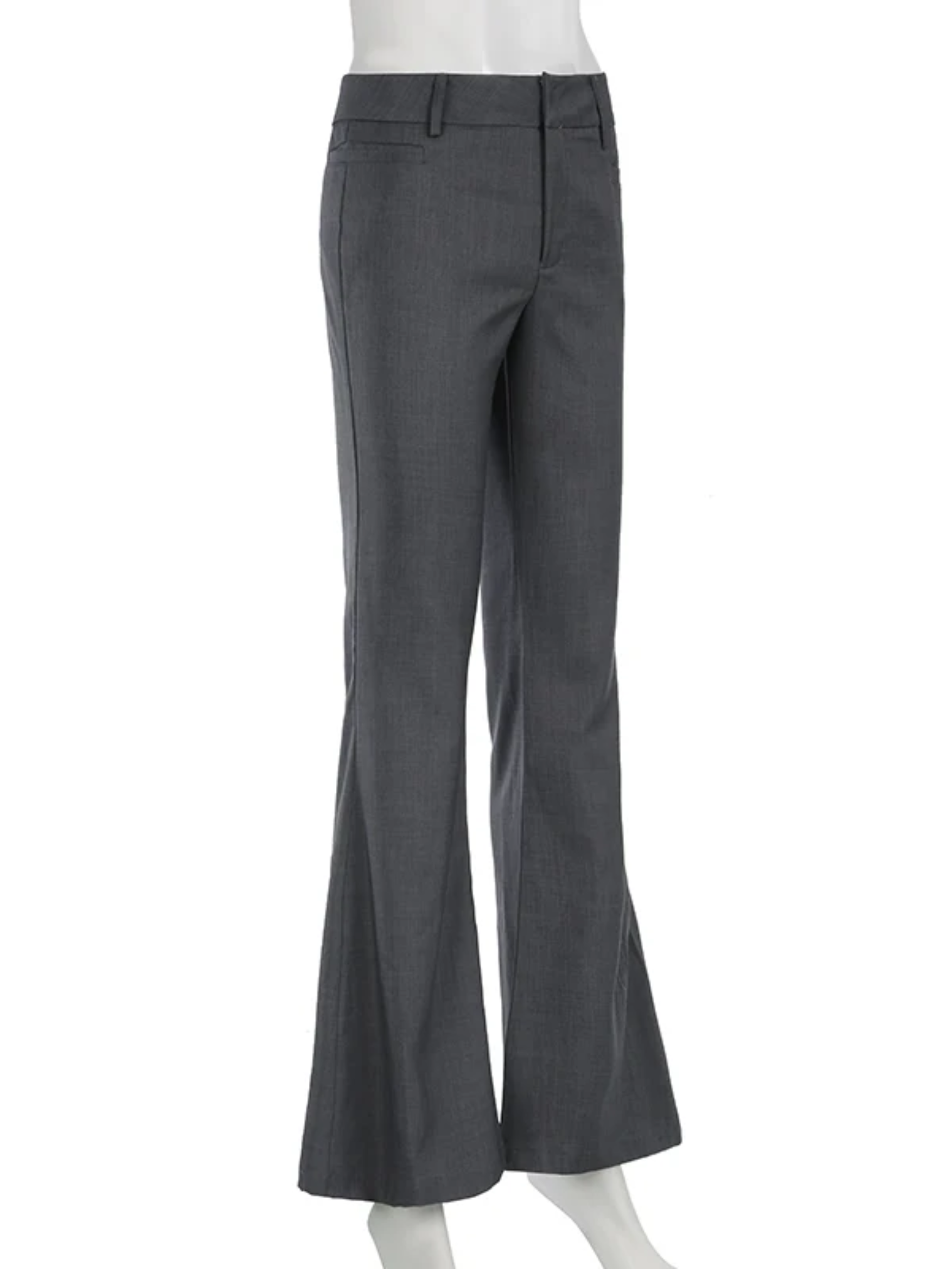 Melvora - Flared Broek Dames Verstelbare Taille Hoog Gesneden Bell Bottoms