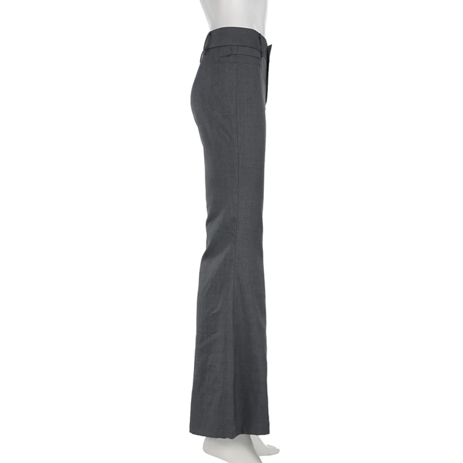 Renalta - Flared Broek Dames Hoog Gesneden Boho Patroon Bell Bottoms