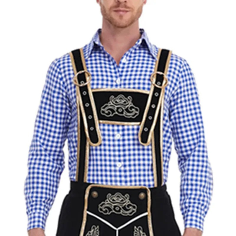 HeuvelH - Traditionele Lederhosen Heren met Korte Broek - Feest Outfit