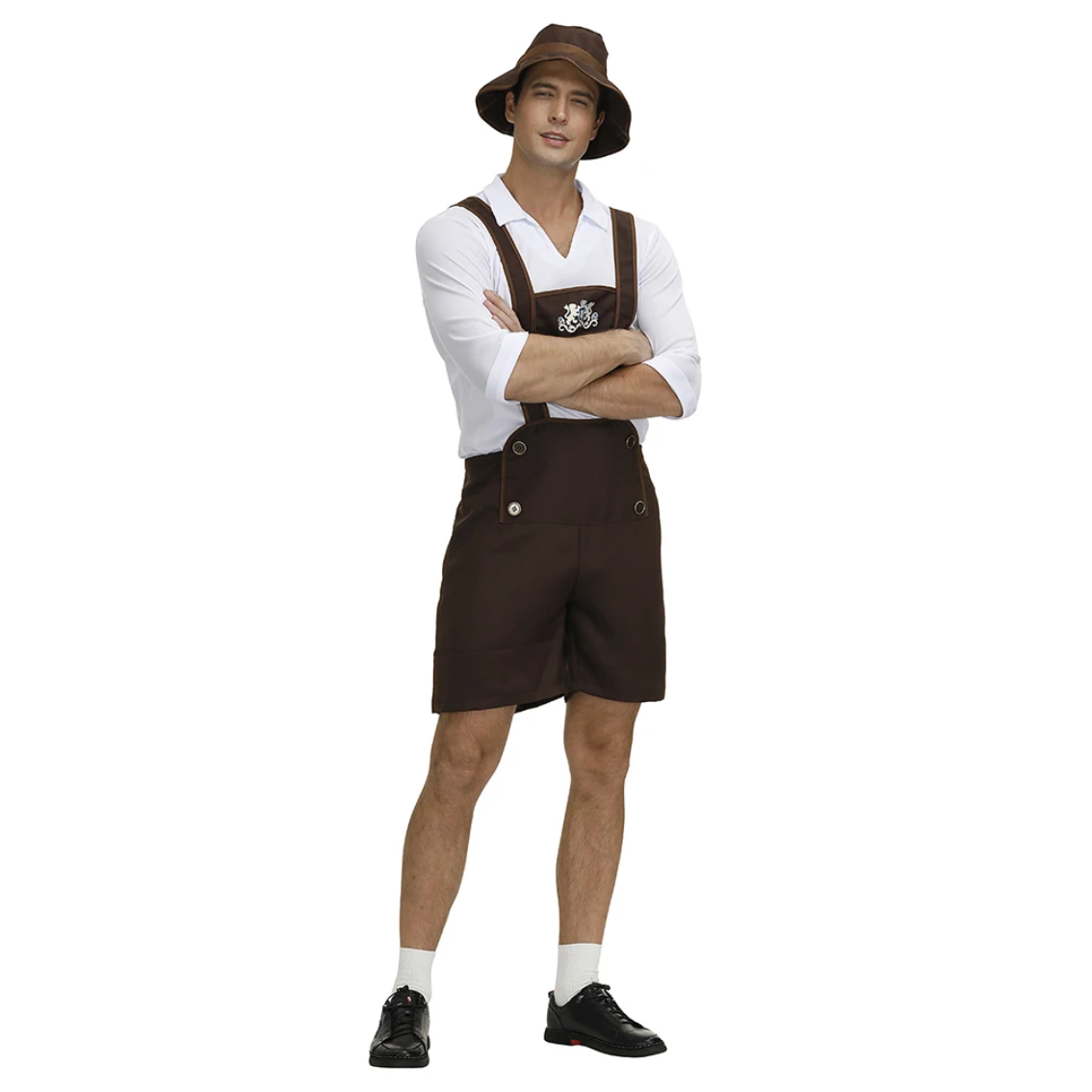 GerLedr - Traditionele Heren Lederhosen met Bretels - Perfect voor Feesten