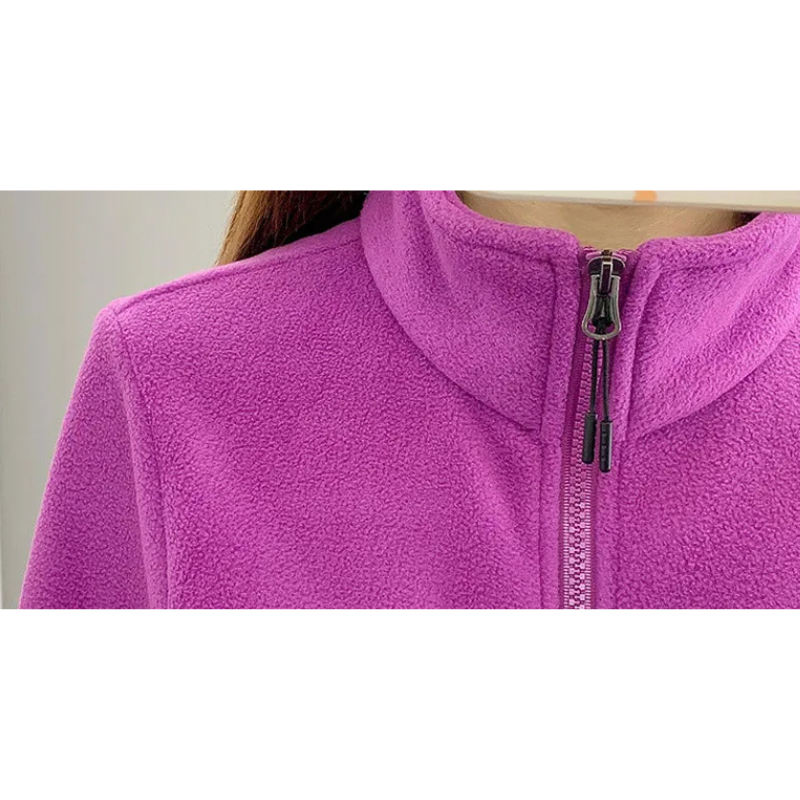 MonAmi sport stijl rits fleece vesten dames