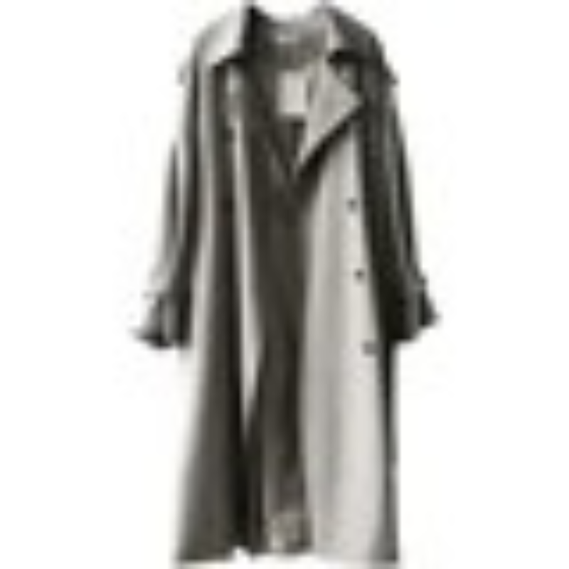 Norelia - Oversized Trenchcoat Dames, Dubbel Geknoopt, Lange Relaxte Pasvorm Damesjas