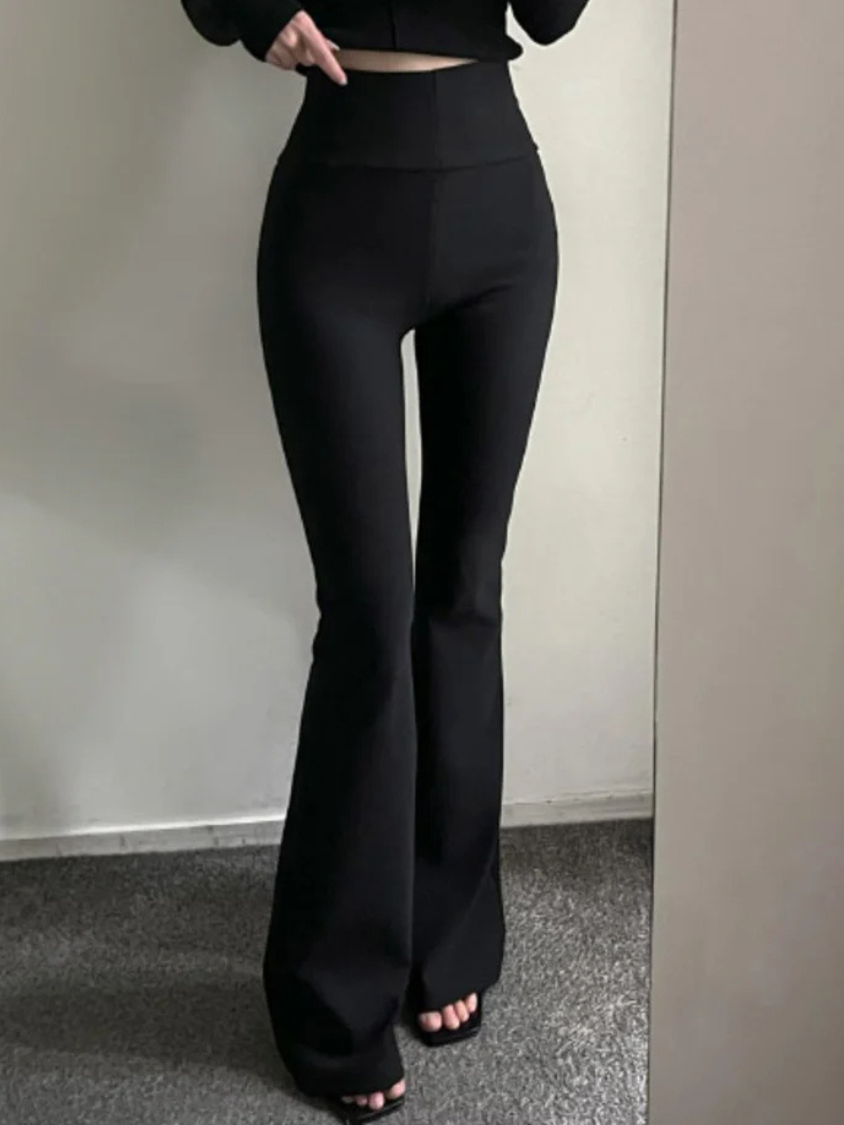 Celiora - Flared Broek Dames met Hoge Taille en Naadloze Pasvorm