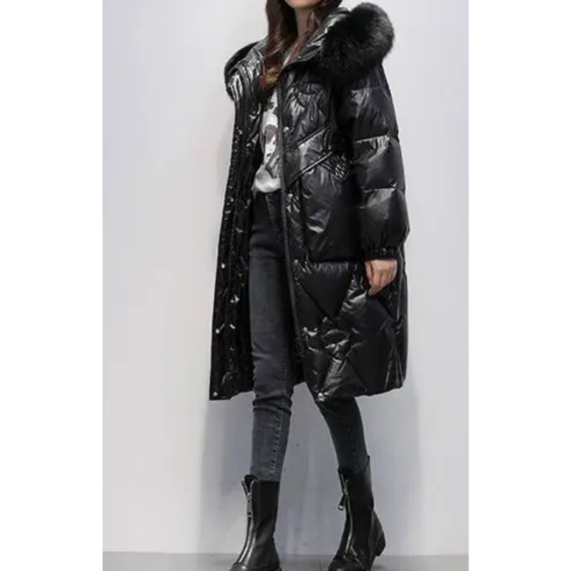 MonAmi Parka winterjas dames met capuchonvoering