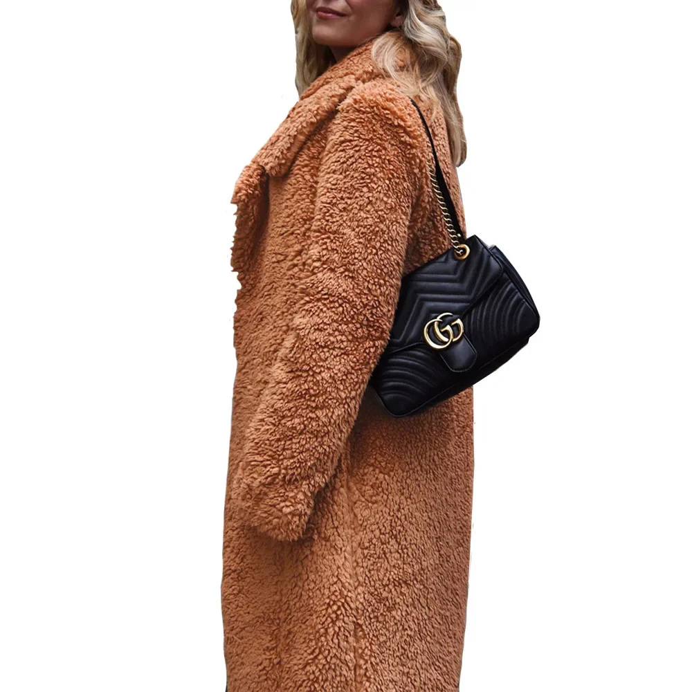 Zalorie - Warme Teddy Jas Dames met Open Voorzijde en Oversized Stijl