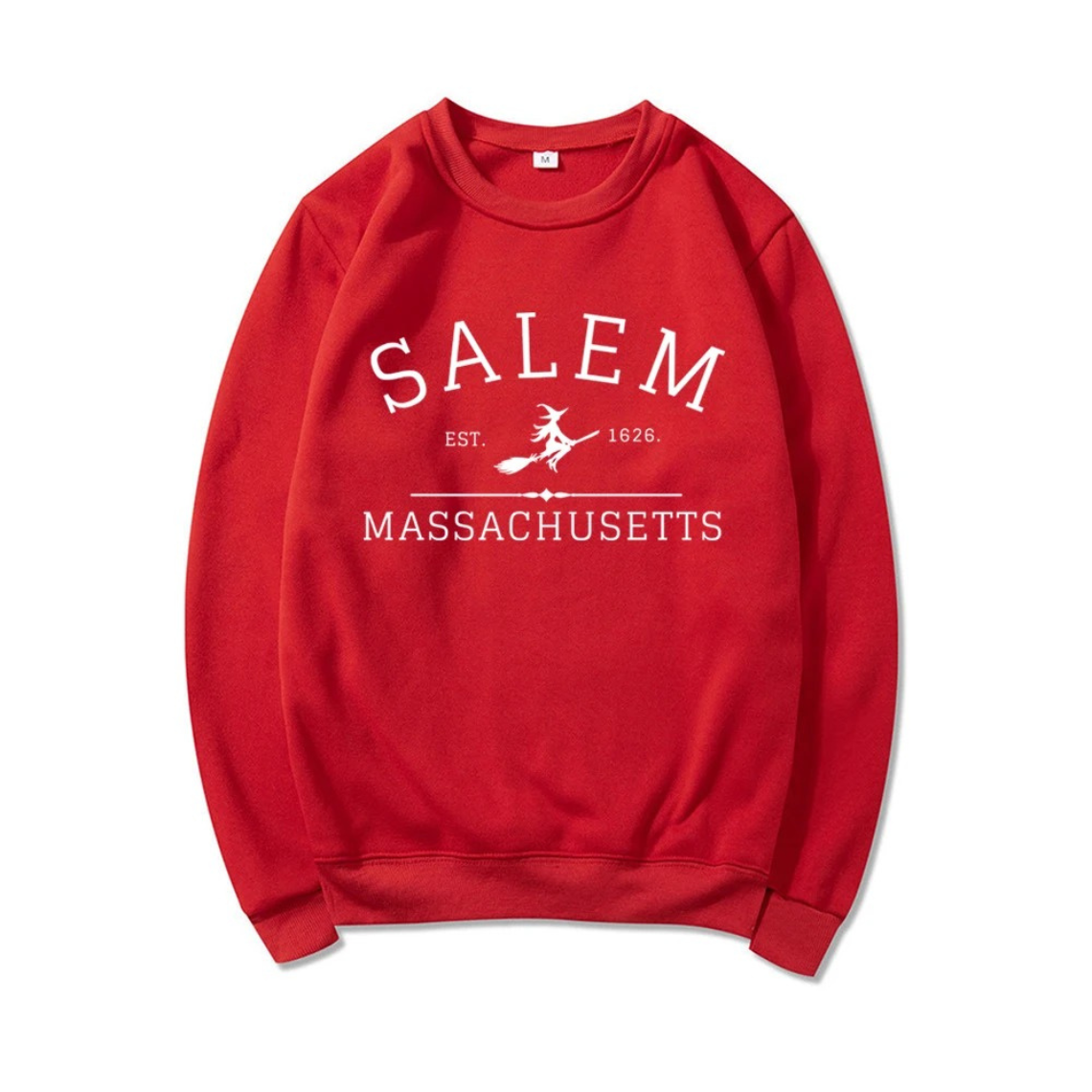 Schatje - Casual Sweatshirt Met Salem Massachusetts Ontwerp – Dames Trui