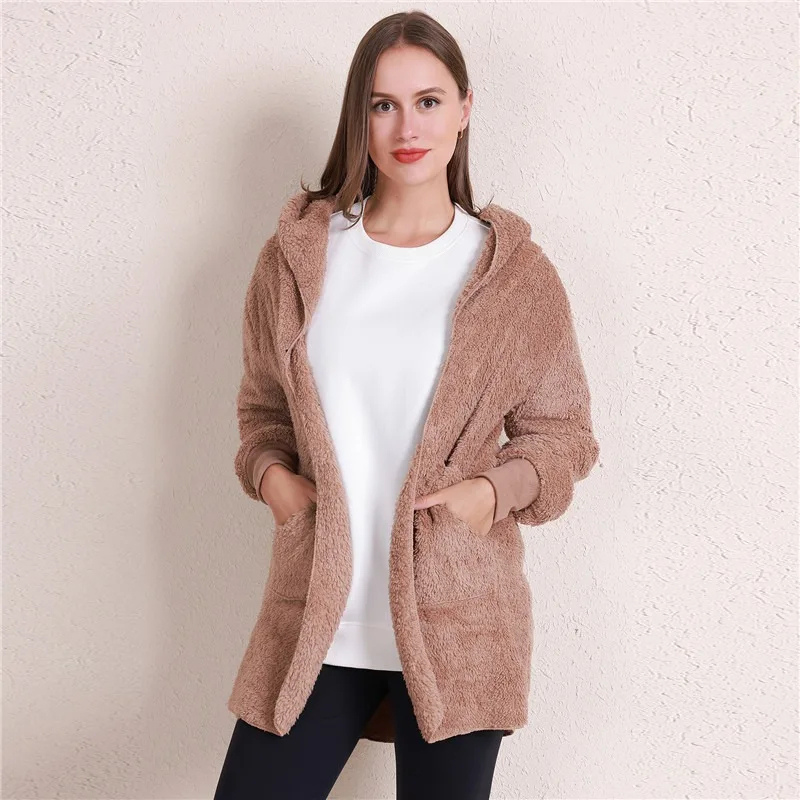 MonAmi fleece vesten dames van imitatiebont