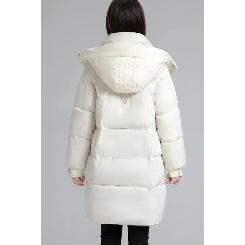 MonAmi koreaanse parka winterjas dames met capuchon