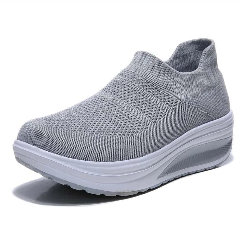 HiSneakers® mesh stof gevulkaniseerd dames Orthopedische wandelschoenen