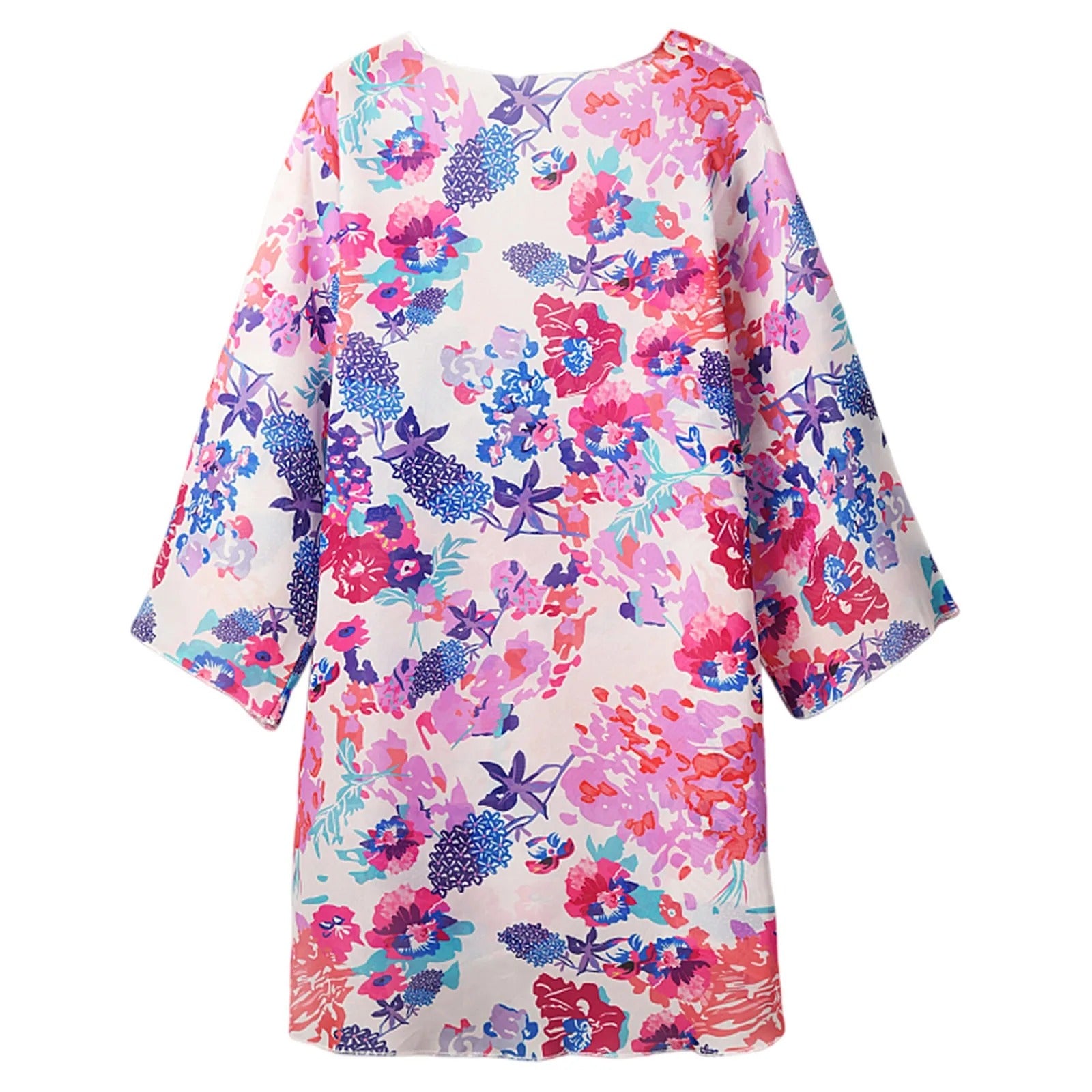 MonAmi® kimono van chiffonstof met bloemenprint