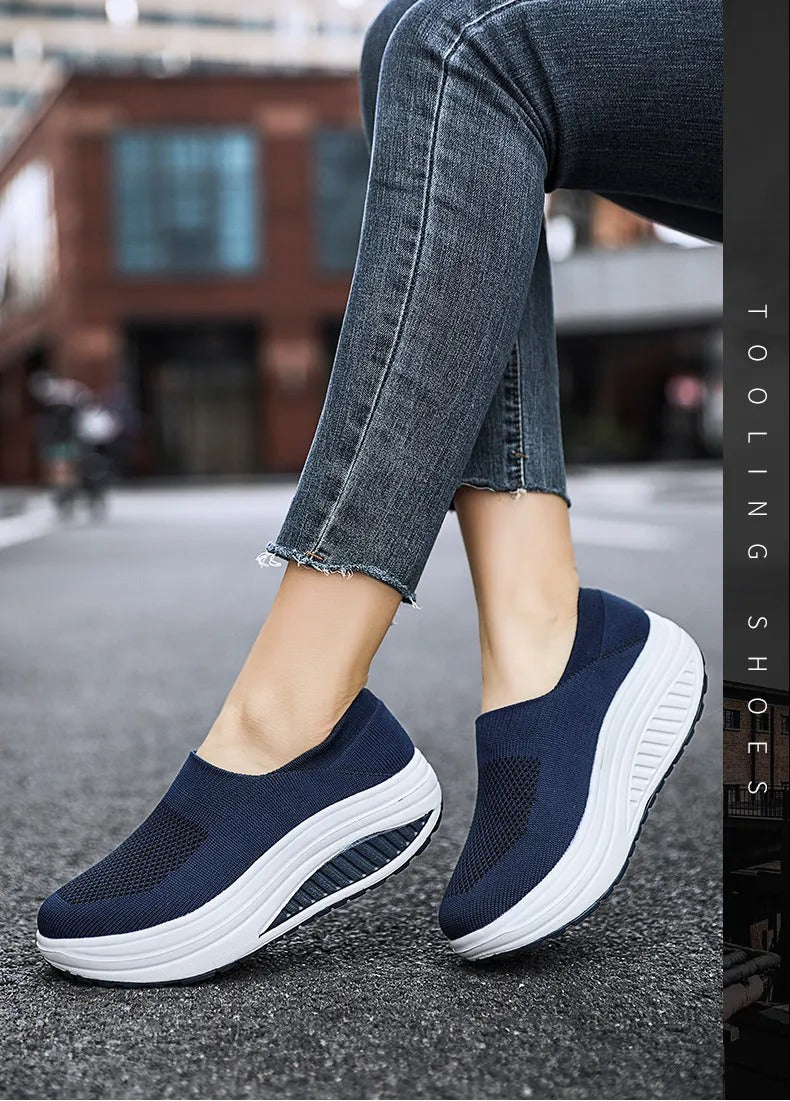 HiSneakers® veel kleur ademende dames Orthopedische wandelschoenen