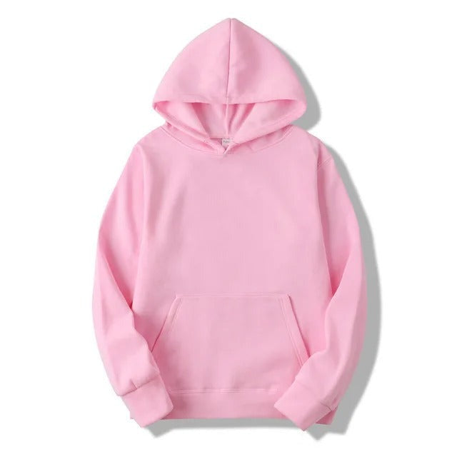 Aurora Katoenen Hoodie met Effen Kleur en Capuchon