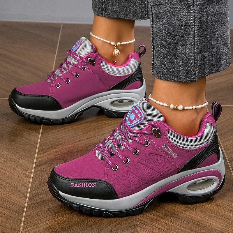 HiSneakers® waterdichte kleurrijke dames orthopedische wandelschoenen