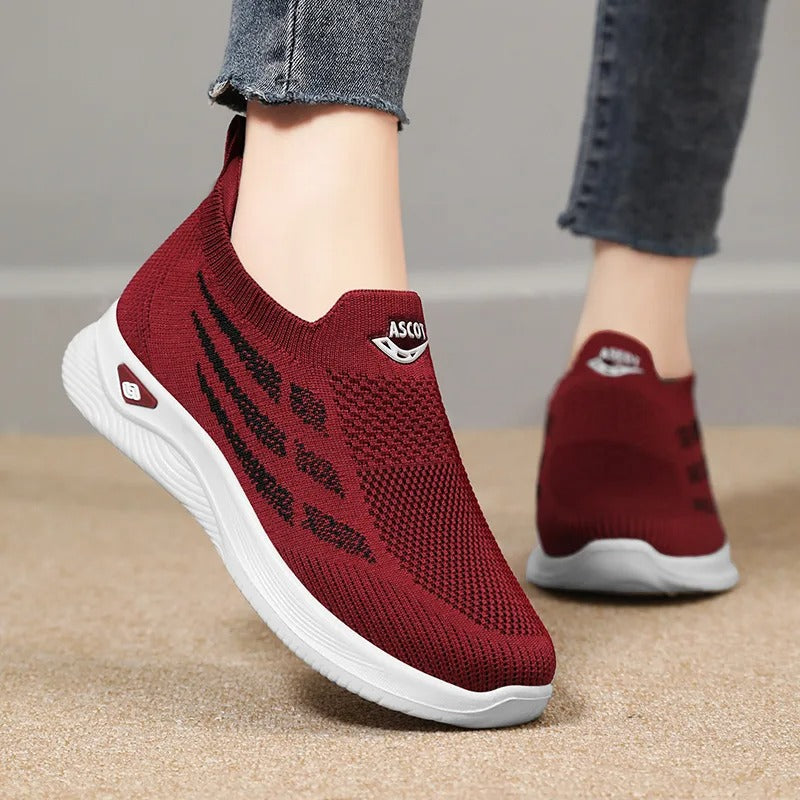 HiSneakers sport stijl paars lichtgewicht Arch fit sneakers