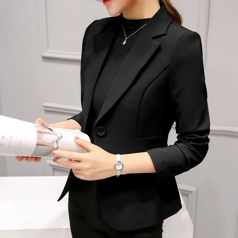 MonAmi® Formele slanke dames blazers, kantoorpak met zakken
