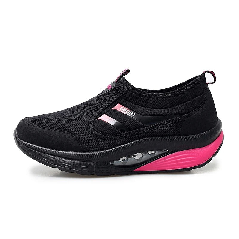 HiSneakers sport stijl roze bedrukte comfortabele Arch fit sneakers