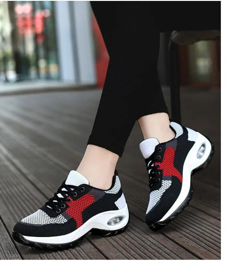 HiSneakers sport stijl rood lichtgewicht Arch fit sneakers